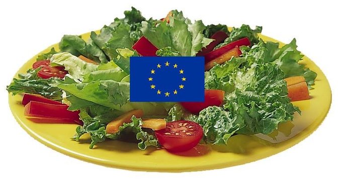 Bilde: EU midt i matfatet.